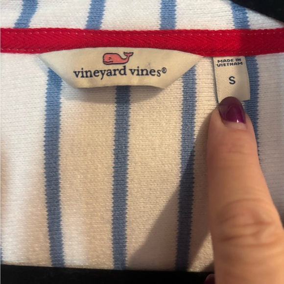 Vineyard Vines Blue and White Striped Pullover - Picture 3 of 8